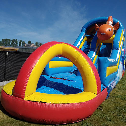 Bouncy castle aqua splash