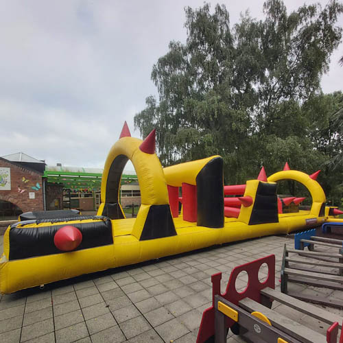 Bouncy castle red devils