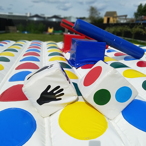 inflatable bouncy castle with soft bats