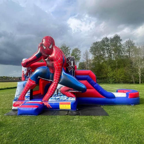 Bouncy castle spiderman